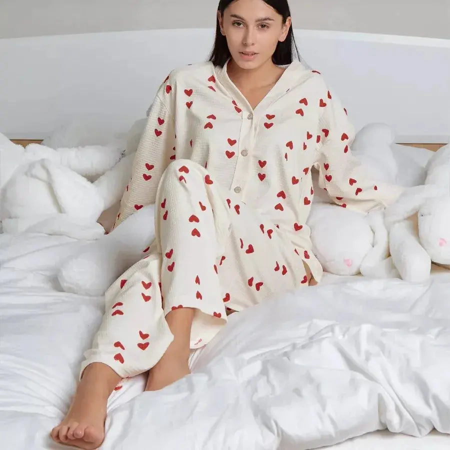 New Spring and Autumn Pajamas Homewear Suit - Jungle Line