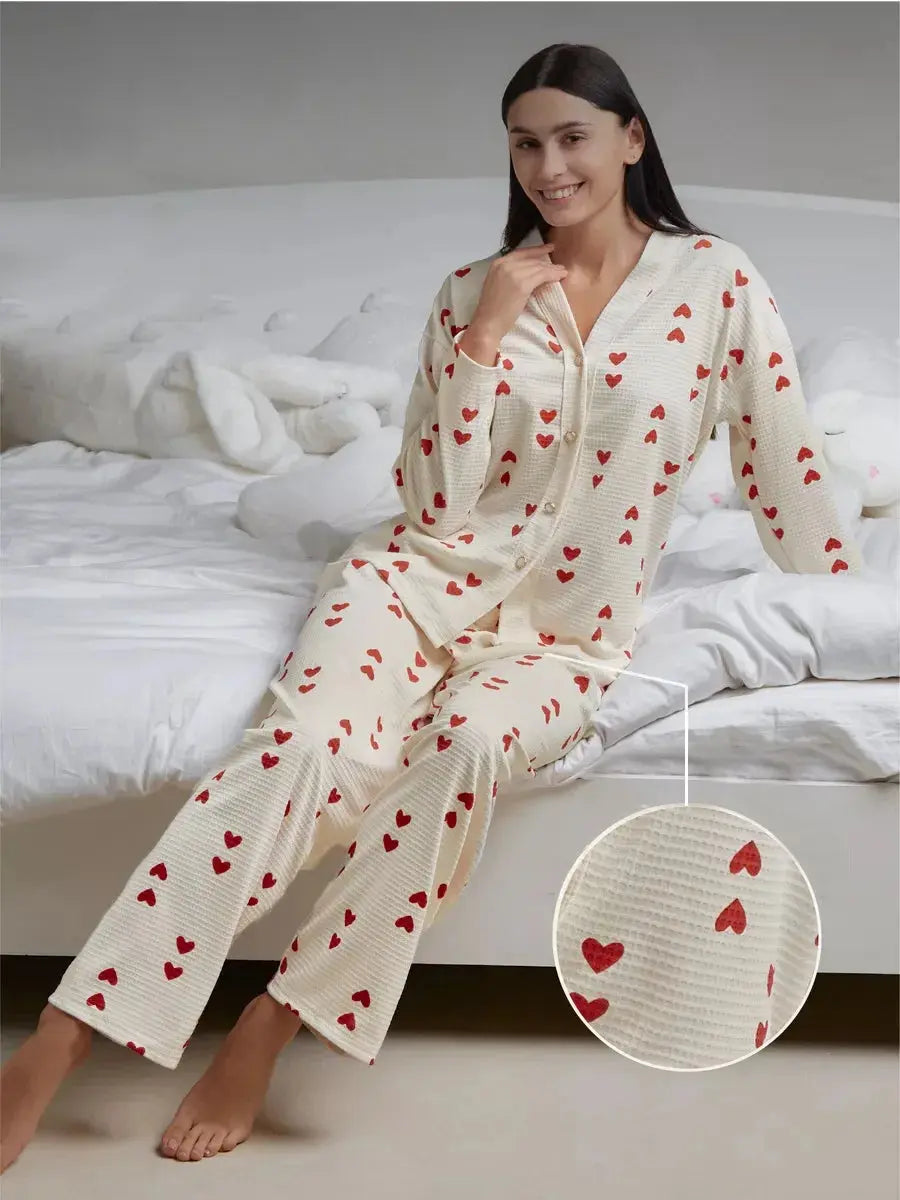 New Spring and Autumn Pajamas Homewear Suit - Jungle Line