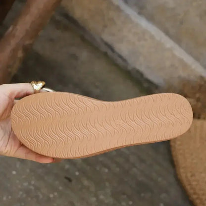 Women's Slippers Leopard Print Wedge High Heel Slingback - Jungle Line