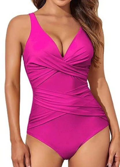 Vintage One Piece Swimsuit Sexy Printed Swimming Suit for Women Summer Monokini Swimwear Bathing Suits Boho Ladies Swimsuits - Jungle Line