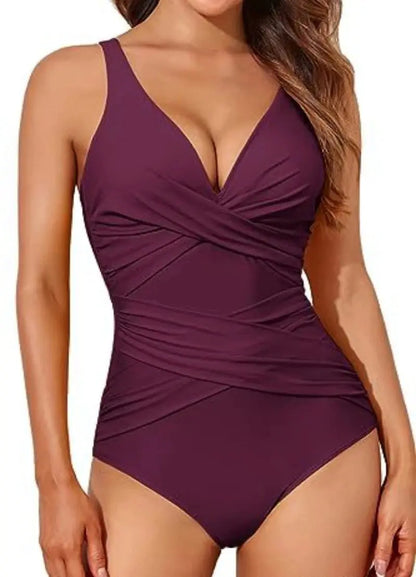 Vintage One Piece Swimsuit Sexy Printed Swimming Suit for Women Summer Monokini Swimwear Bathing Suits Boho Ladies Swimsuits - Jungle Line