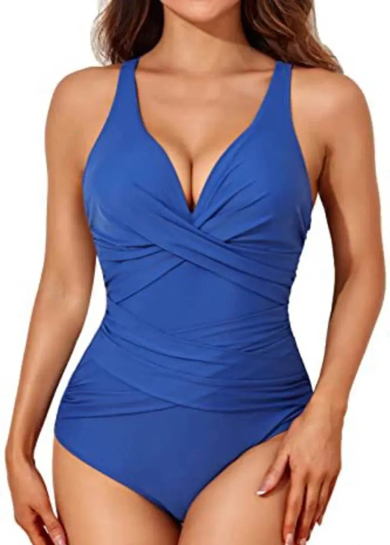 Vintage One Piece Swimsuit Sexy Printed Swimming Suit for Women Summer Monokini Swimwear Bathing Suits Boho Ladies Swimsuits - Jungle Line