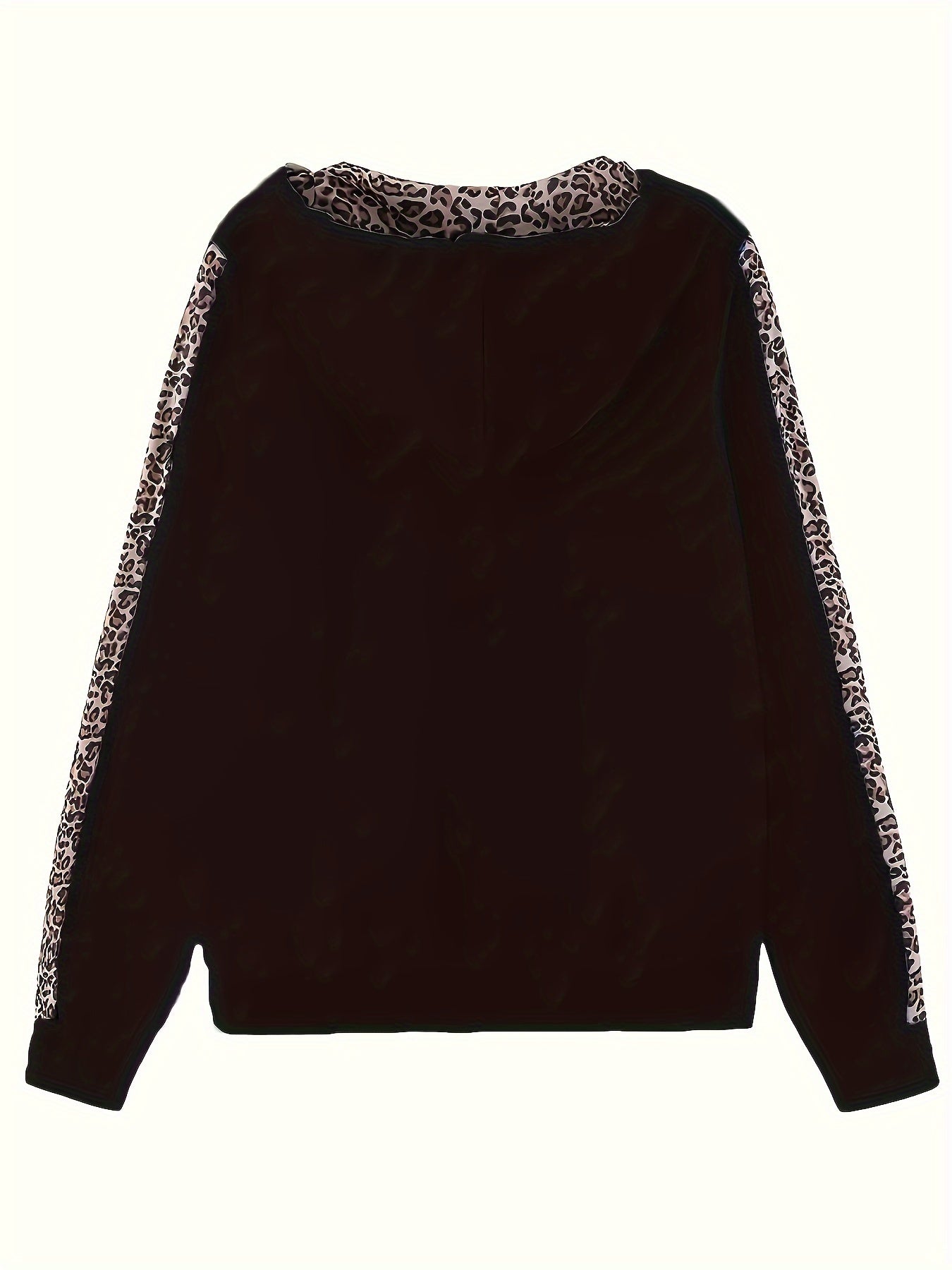 Cross-border New European and American Women's Leopard Print Hooded Sweatshirt Swear Set - Jungle Line