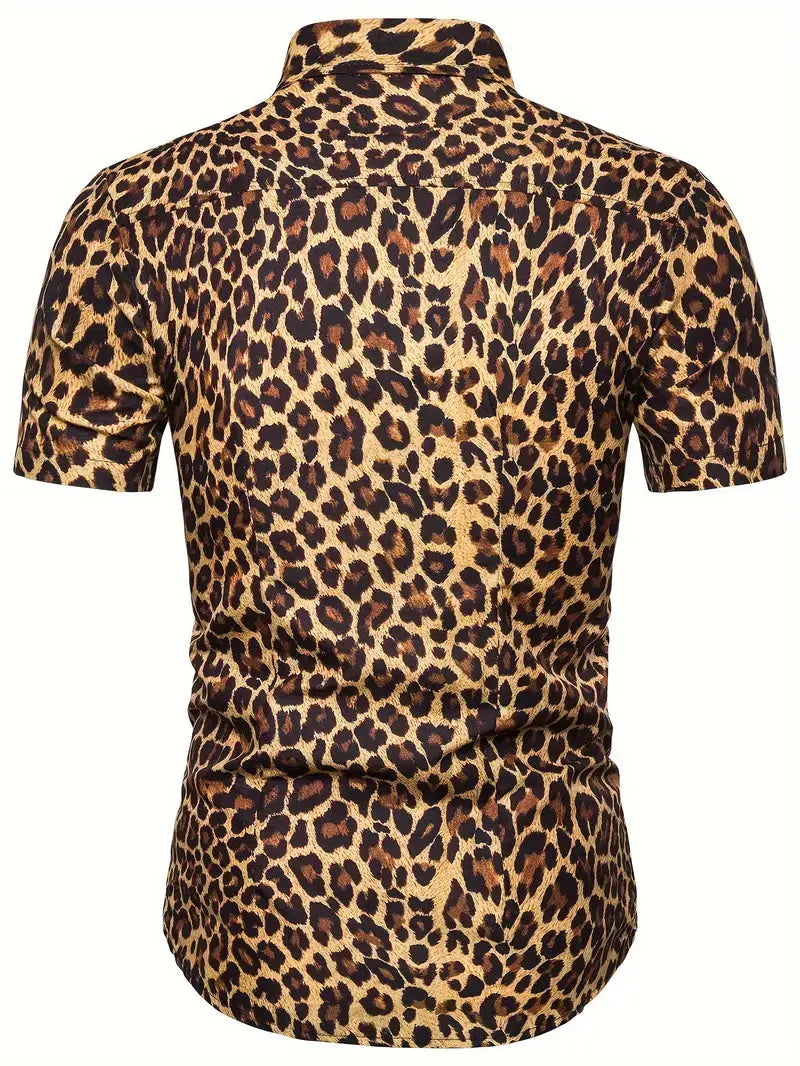 Chemise Léopard Homme – Style Décontracté & Tendance pour l’Été