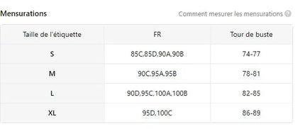 Soutien-Gorge Dentelle Push-Up | Confort & Séduction