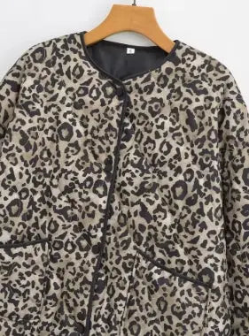 Veste Imprimée Léopard Femme – Pardessus Tendance JUNGLE LINE