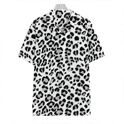 Men's Casual Leopard Print Hawaiian Shirts Short Sleeve - Jungle Line
