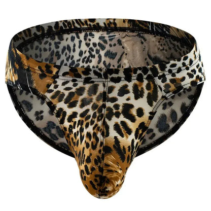 Ropa interior sexi para hombre Men's underwear printed leopard print cueca snake print low waist sexy Panties mens bikini new - Jungle Line