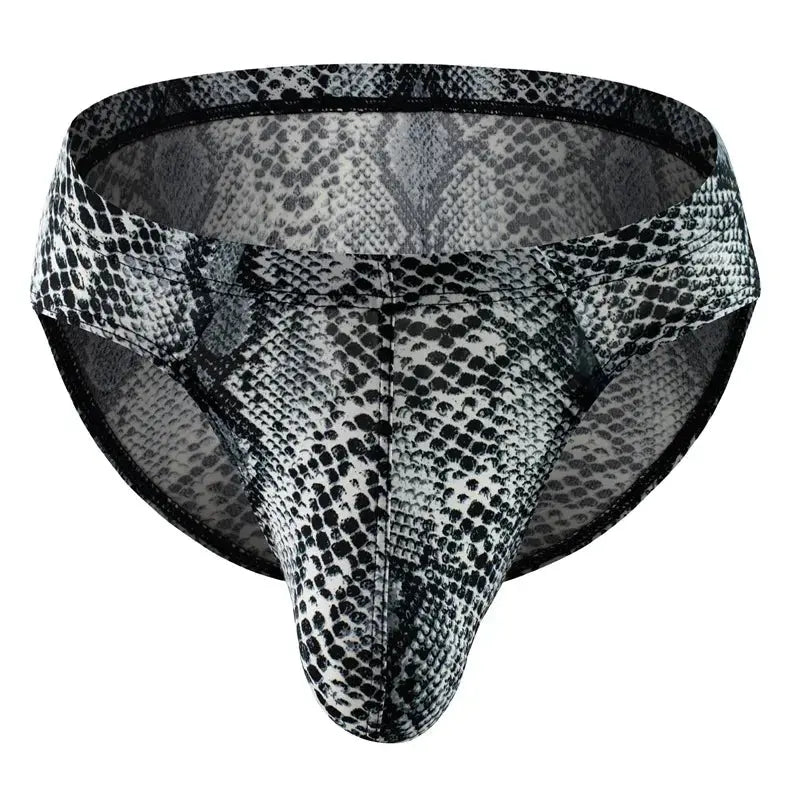 Ropa interior sexi para hombre Men's underwear printed leopard print cueca snake print low waist sexy Panties mens bikini new - Jungle Line