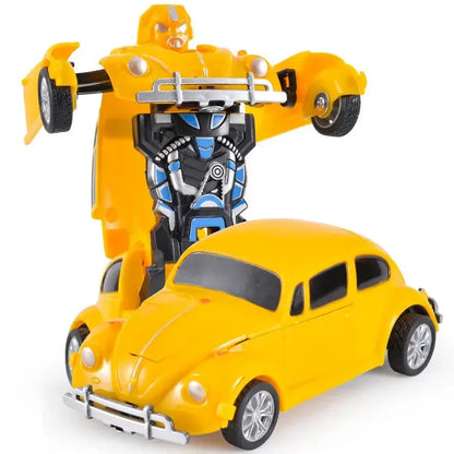 Shape-shifting toy car inertial impact one-button shape Jungle Line