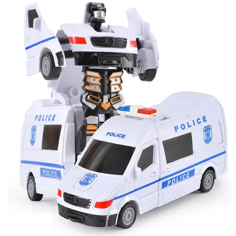 Shape-shifting toy car inertial impact one-button shape Jungle Line