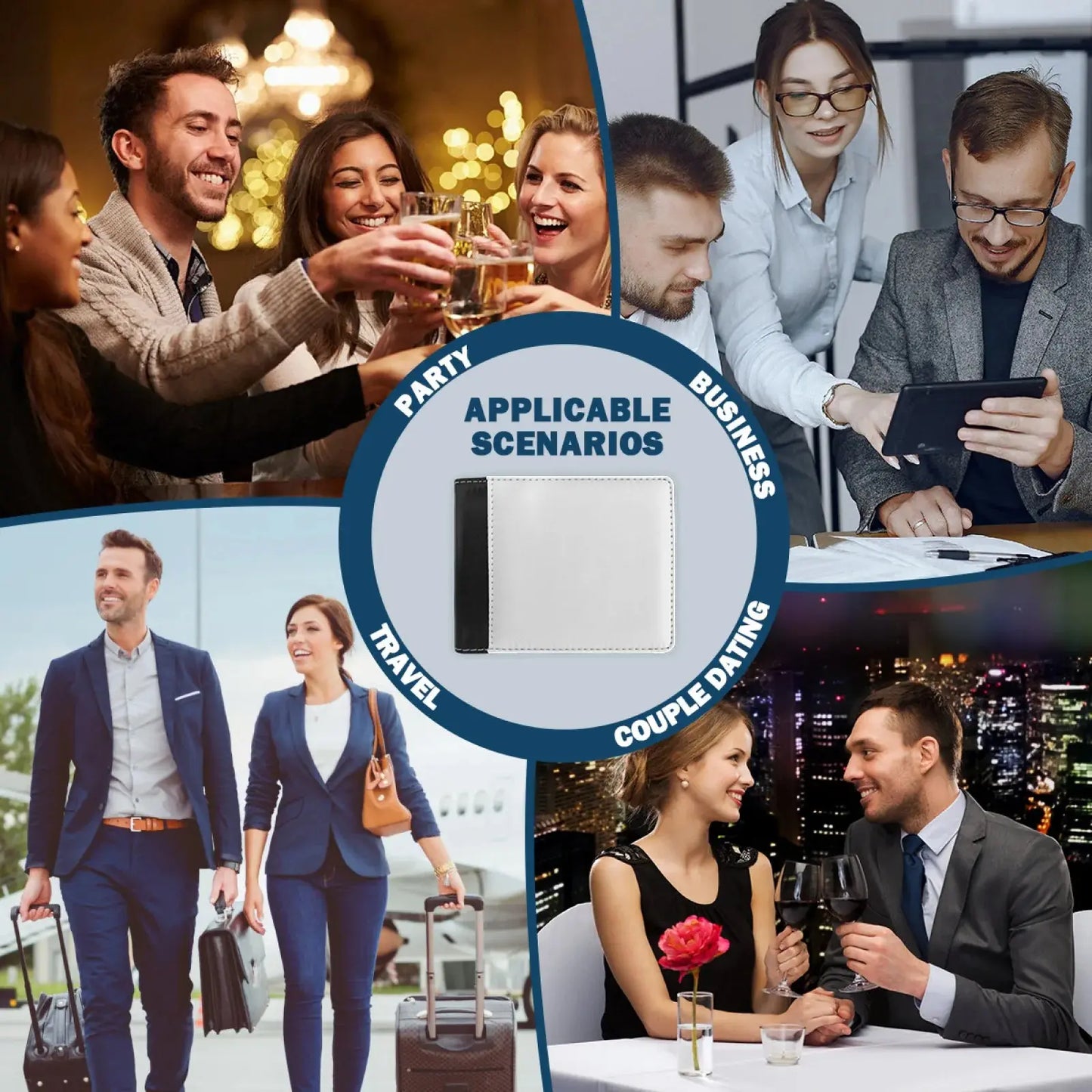 Leopards Or Cheetahs. Men Women Pu Leather Wallet - Jungle Line