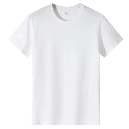 Plus Size 100% Cotton Women Tops 2025 Summer Oversized Casual Short Sleeve T-shirt Tee  Large Size Pullover Korean Female Clothi - Jungle Line