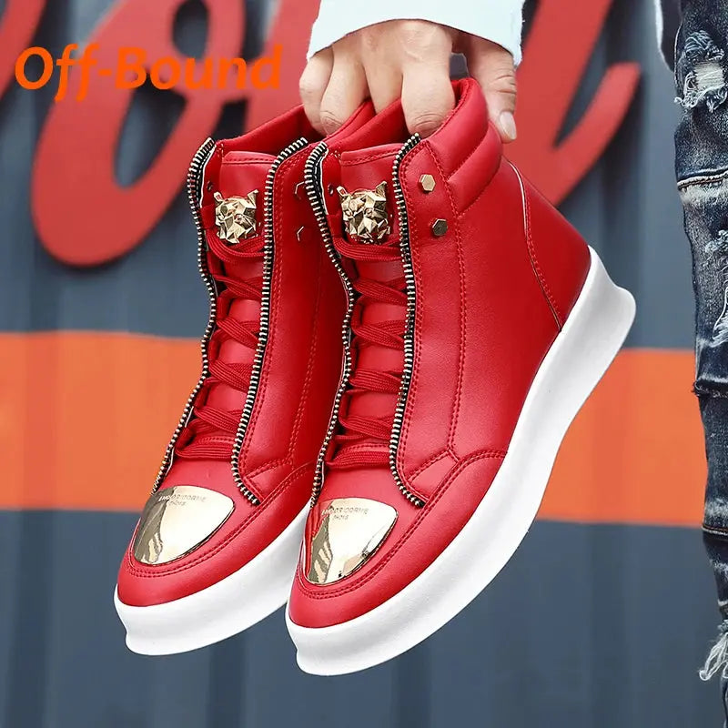 Off-Bound Men Ankle Boots | Stylish High-Cut Sneakers  