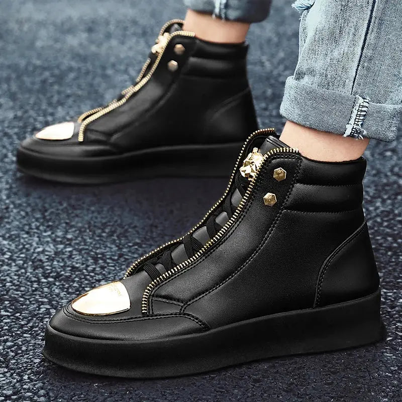 Off-Bound Men Ankle Boots | Stylish High-Cut Sneakers  