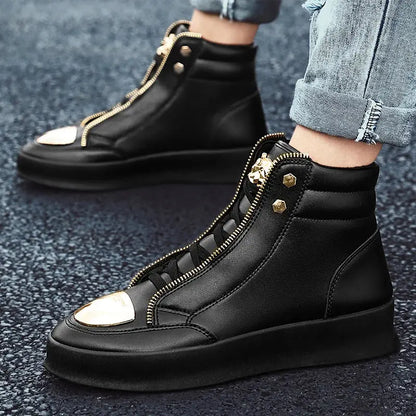 Off-Bound Men Ankle Boots | Stylish High-Cut Sneakers  