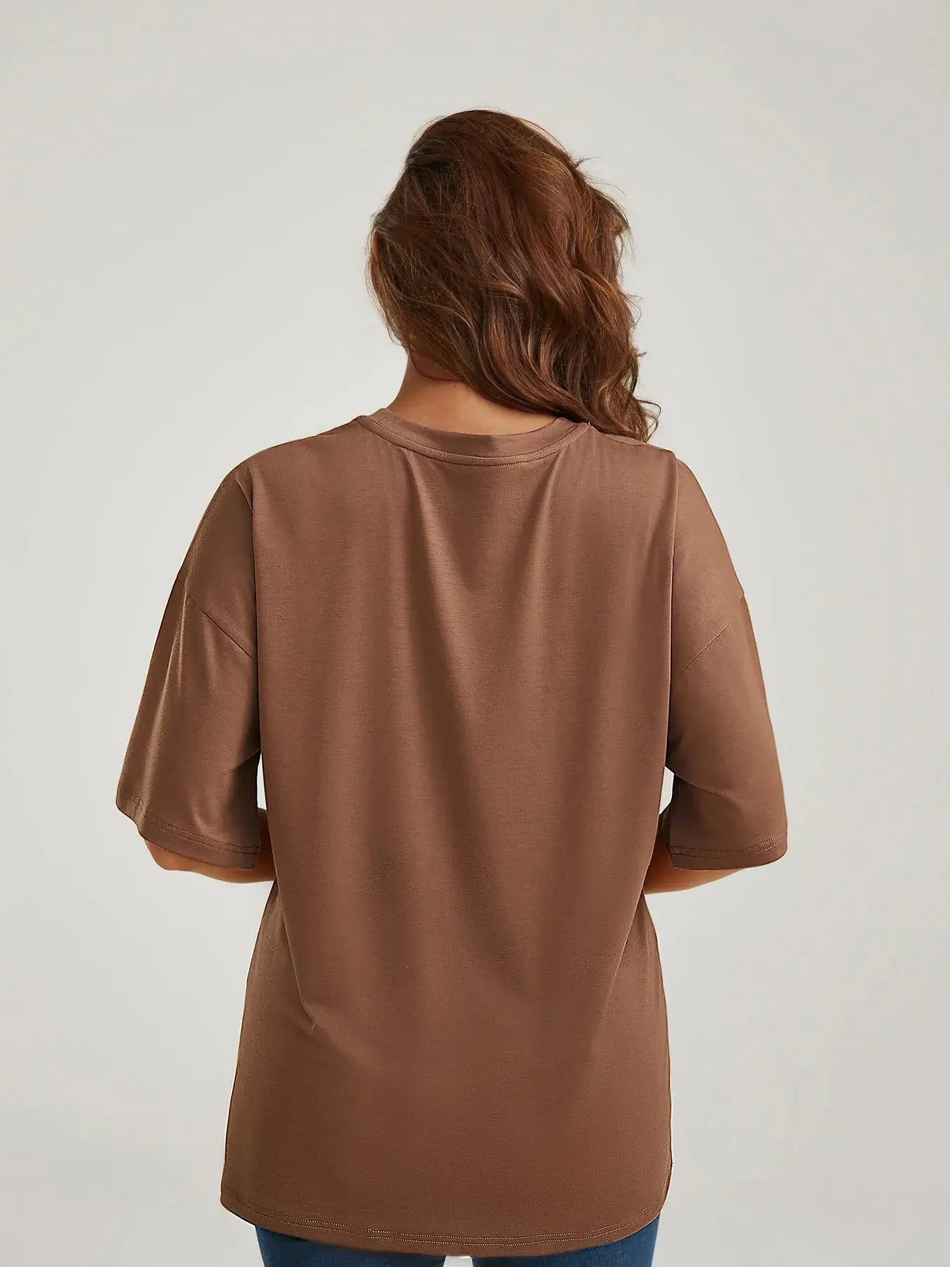 Yellow plus size women's T-shirt by Jungle Line featuring a stylish summer original design, casual and comfortable fit.