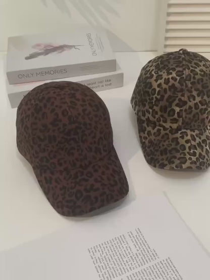 Casquette Baseball Imprimé Léopard – Style & Élégance Unisexes